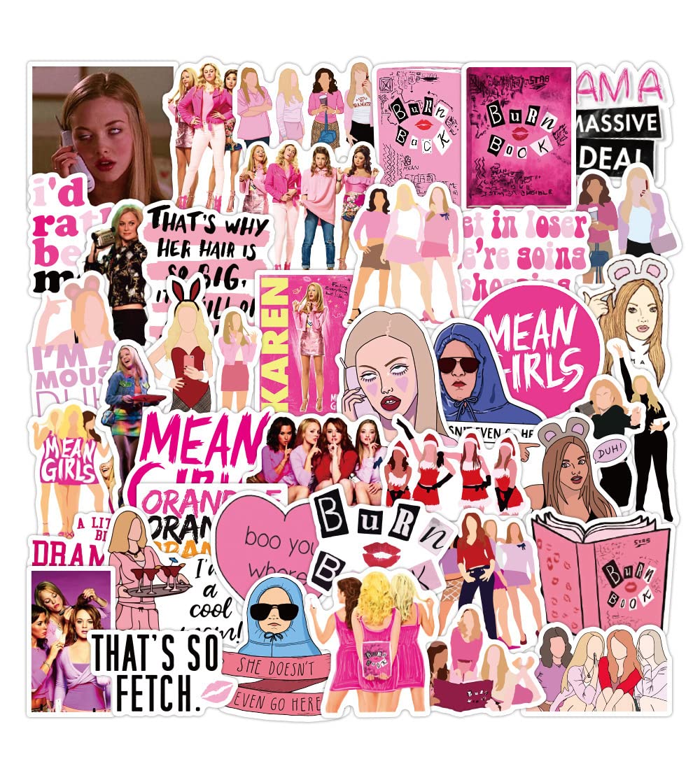 Amazon.co.jp: Mean Girls ステッカー Mean Girl ステッカーパック 50